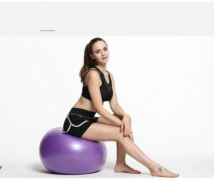 Exercise Balls Anti-Burst Yoga Balance Ball for Pilates, Yoga, Stability Training and Physical Therapy 55cm-75cm Size Fitness