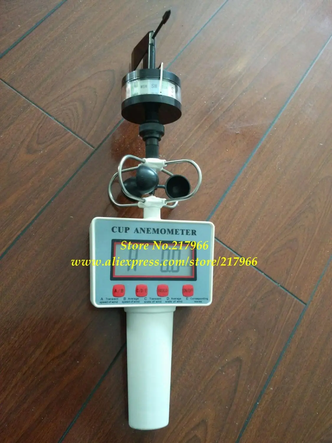 

Display wind anemometer vane anemometer wind breeze table cup anemometer Wind speed sensor wind direction sensor