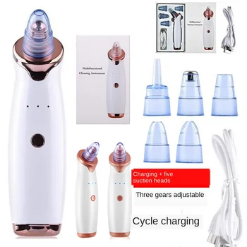 

Blackhead Remover Nose Cleaner T Zone Deep Pore Acne Pimple Removal Vacuum Suction Cleanser Facial SPA Care Tool Beauty