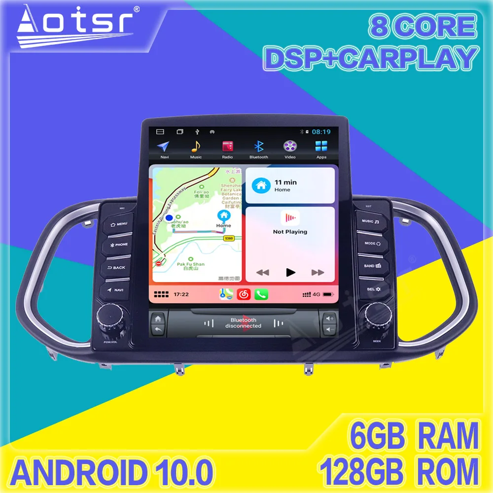 

Android Tesla Multimedia For Kia KX3 2014 2015 - 2020 Radio Video Player Screen Video Player Car GPS Navigation Unit 2DIN DPS