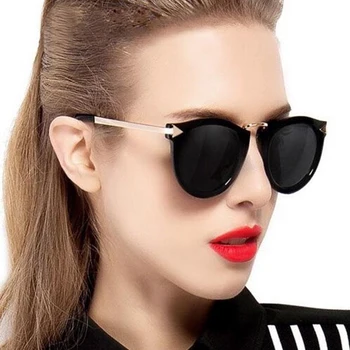 

LVVKEE 2019 Luxury Arrow Sunglasses Women Gradient Shades Flowers Sun Glasses High Quality Brand Designer UV400 Oculos De Sol