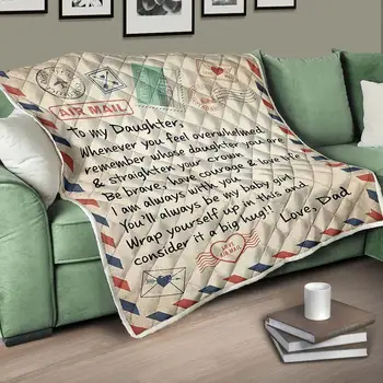 

Blanket Message Letter Printed Fleece Blanket Printing Flannel Blanket Quilts Cushion For Bedroom Sofa Outdoor Camping Travel