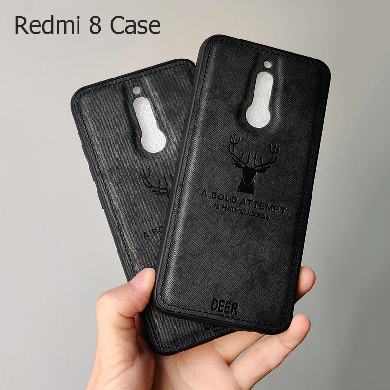 Для Xiaomi Redmi 8 чехол из ткани с потертостями Жесткий Чехол для Xiomi Xiaomi Redmi 8A мягкий чехол для телефона тканевый чехол