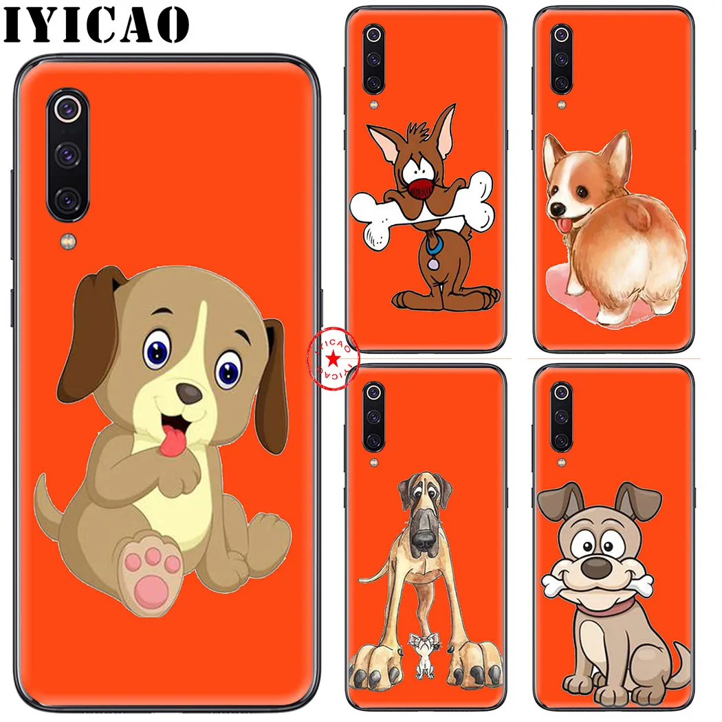 IYICAO с героями мультфильма Щенячий красный orange мягкий чехол для Xiaomi mi A3 A2 A1 8 Lite 9 Se