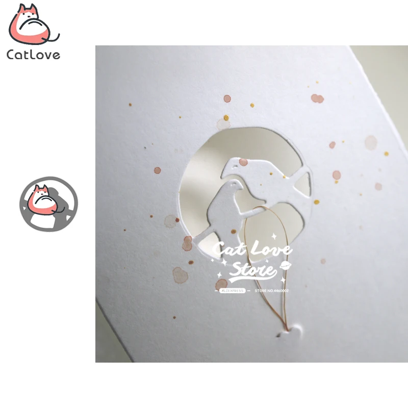 

Circle Bird Animal Metal Cutting Dies Scrapbooking Stencil Decorative Craft Embossing Die Cuts Card Making New Dies For 2019