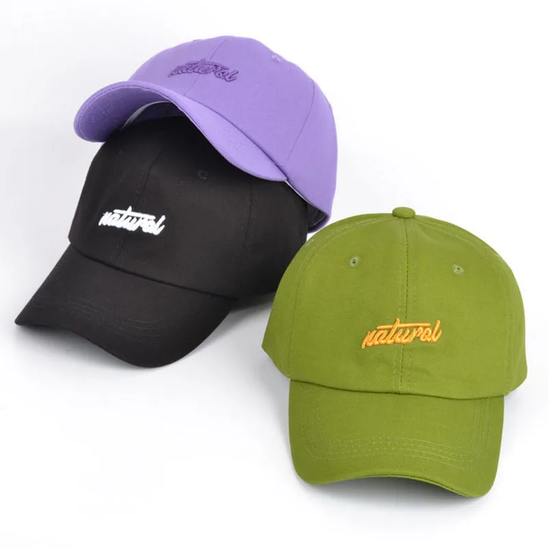 LA карамельный цвет хлопок Бейсболка Snapback шляпа для мужчин женщин папа шляпа натуральная Вышивка Повседневная Кепка Casquette хип-хоп кепка