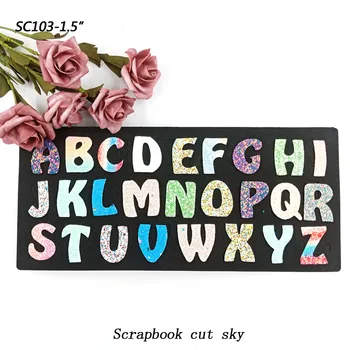

Scrapbook Cut Sky Letter wooden die/cutting tool die/ Scrapbook mold/SC103-1.5in/SC103-2in/SC103-2.5in