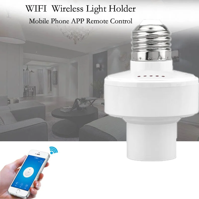 Tuya Smart Life Wifi Smart Light Bulb Socket Adapter E27 E26 Switch Lamp Base Holder For Amazon Alexa Google Home Smart Life Tuya Smart Life Wifi Smart Light Bulb Socket Adapter E27 E26 Switch Lamp Base Holder For Amazon Alexa Google Home Smart Life