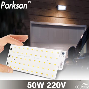 

AC 220V 50W LED Chip Flood Light SMD Smart IC 2835 LED Beads Floodlight Spotlight Street Lamp Outdoor Lighting LED Lamp