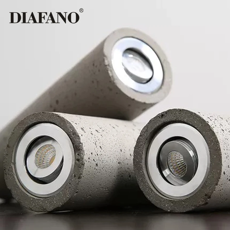 nordic led lustres de cimento quarto restaurante 04