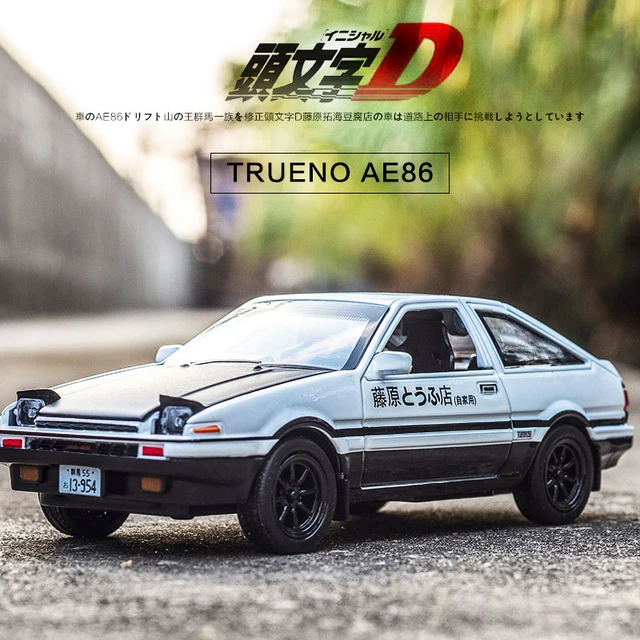 Kidami 1 28 Alloy Diecast Car Model Car Pull Back Initial D Ae86 Car Model Scene Display Sound Light Vehicles Gift For Kids Diecasts Toy Vehicles Aliexpress