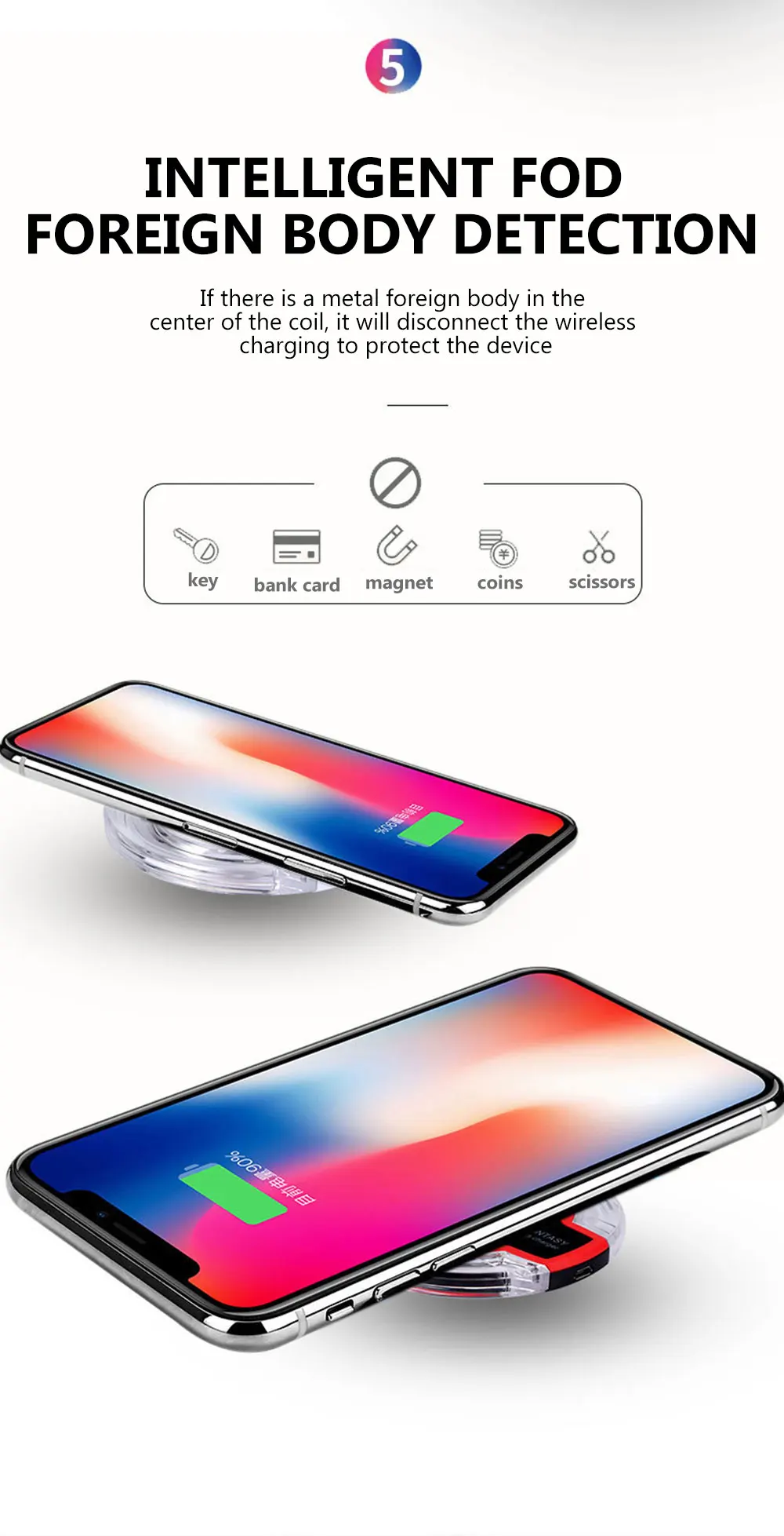 Тегеран Быстрое беспроводное зарядное устройство для iPhone X XS 11 pro 8 Кристалл USB Qi зарядное устройство для samsung S8 S9 Note 9 телефон Беспроводное зарядное устройство