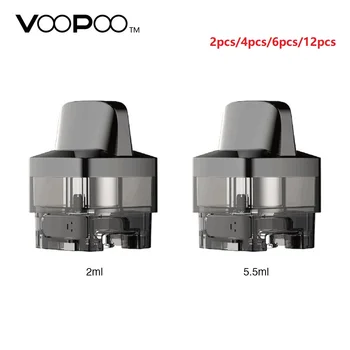 

2pcs 12pcs Original VOOPOO VINCI Replacement Pod Cartridge 5.5ml/2ml Capacity E-cigarette Vape Pod for VOOPOO VINCI / VINCI R