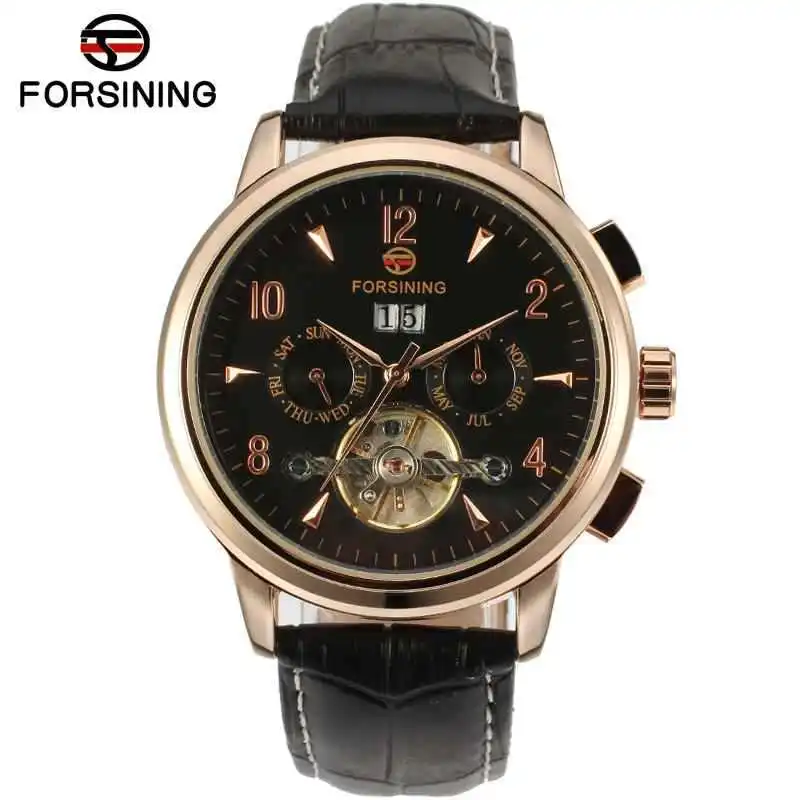 

Winner forsining Fully Automatic 16557 Hollow out Analog Watch Steel Watch