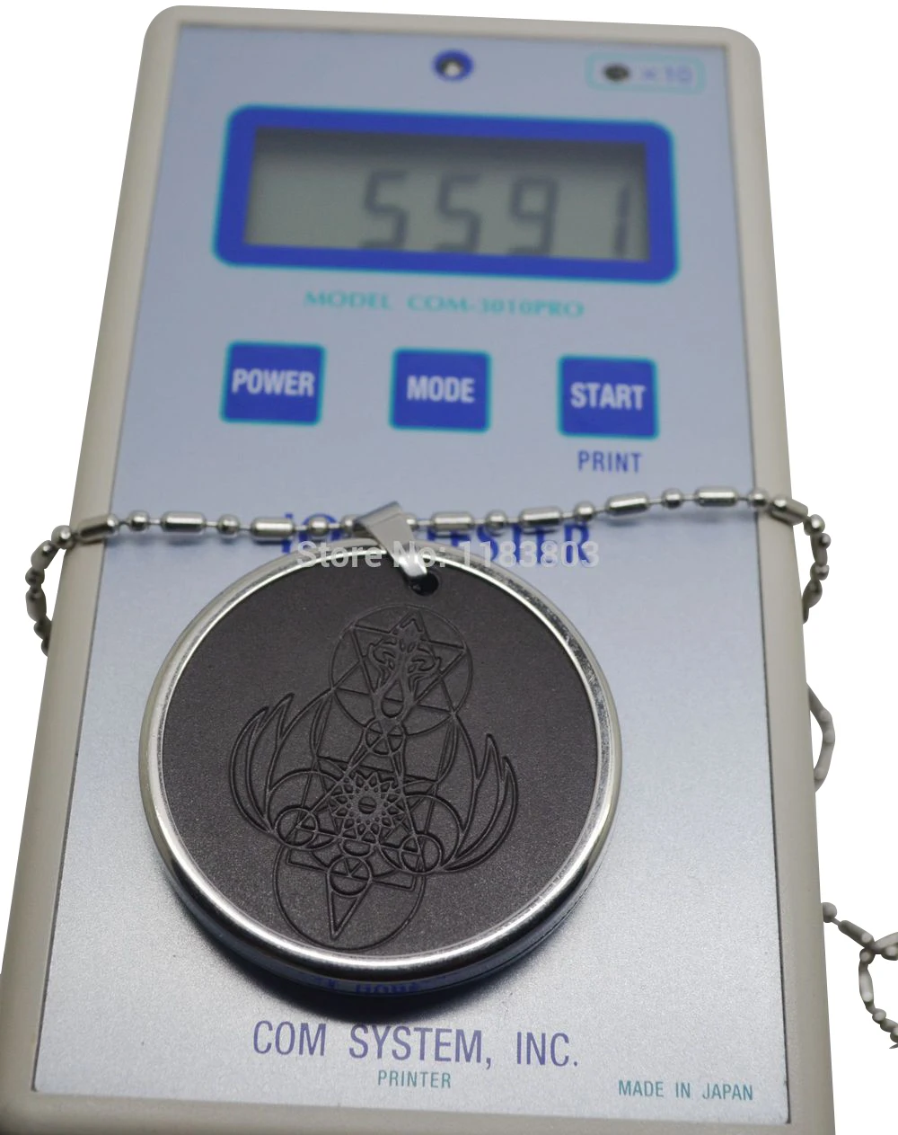 5000-6000ions подвеска ANGEL Shekinah новинка 10 шт./партия Премиум скалярная энергия круглый кулон из нержавеющей стали