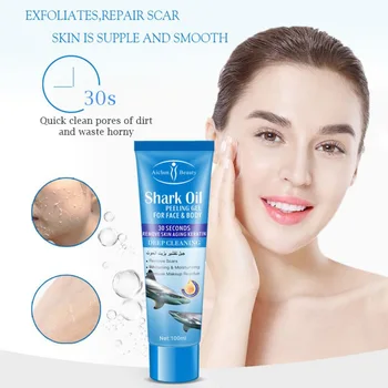 

Facial Scrub Moisturizing Whitening Nourishing Repair Scrubs Face Squalene Exfoliating Peeling Gel eam Skin Care
