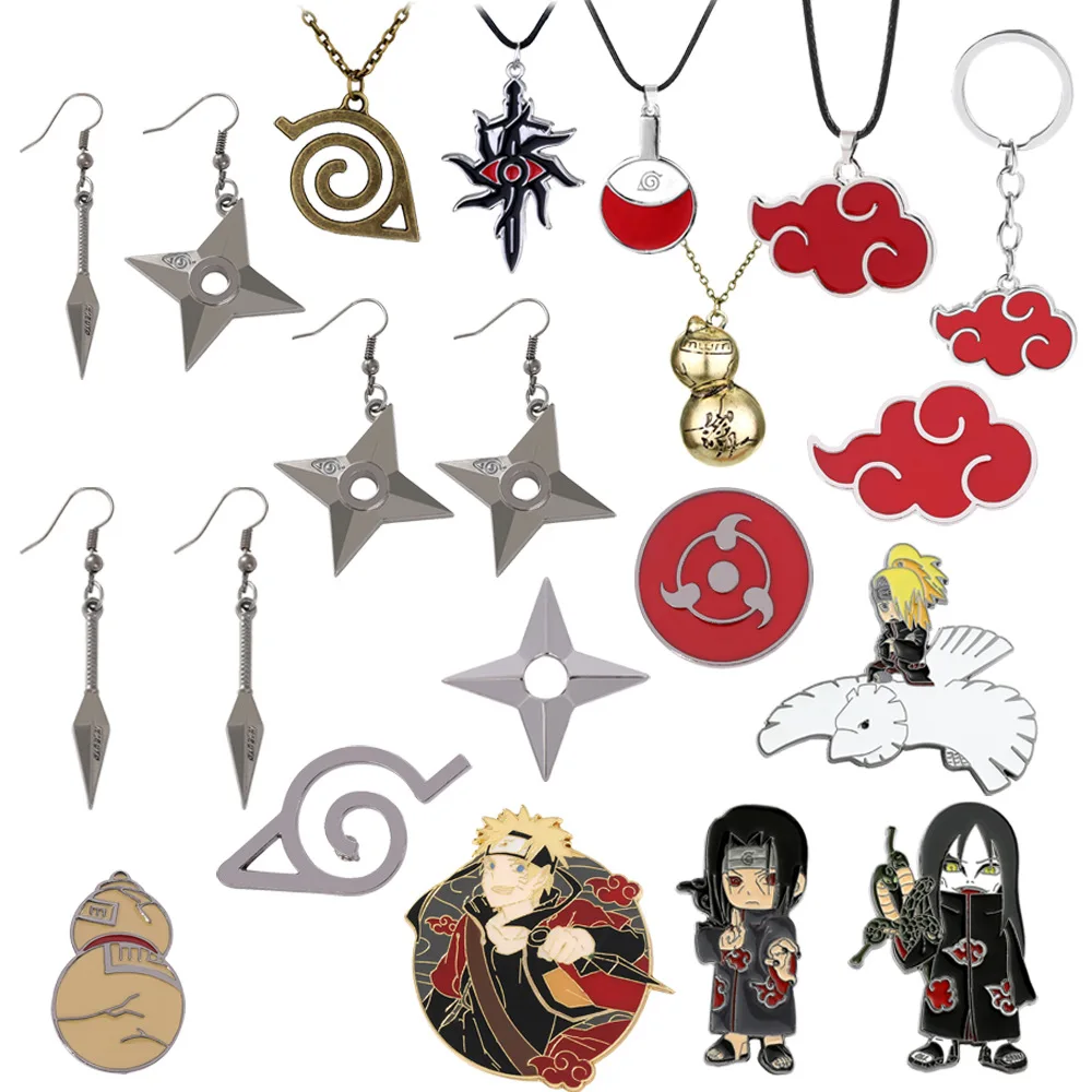 Collier Naruto Symboles Vue de face