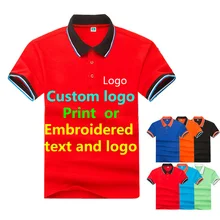 Однотонная рубашка поло для мужчин и женщин, Комбинезоны для официанта, на заказ, с вышивкой логотипа, рекламная рубашка, фабричная одежда с принтом