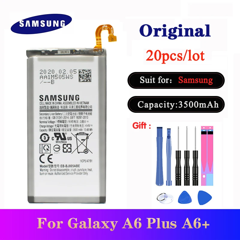 Аккумулятор для Samsung Galaxy A6 Plus оригинальный аккумулятор 3500 мАч | Мобильные