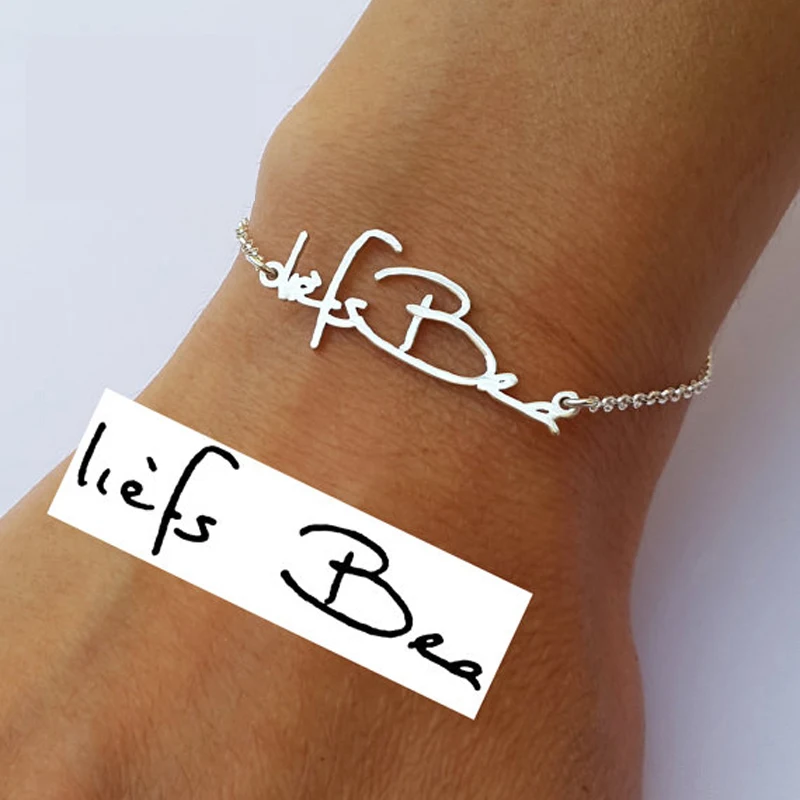Модный Изготовленный На Заказ браслет ручной работы из нержавеющей стали для мужчин женщин Vsco девушка романтические ювелирные изделия браслеты лучший друг подарки