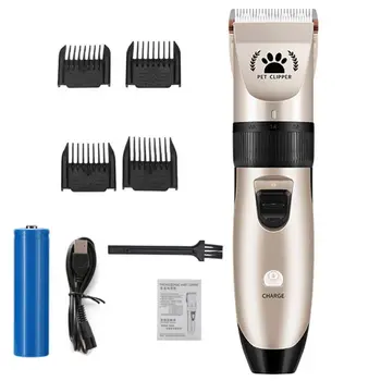 

Professional Electric Pet Hair Clippers Dog Fur Trimmer Grooming Hairdresser Kit Rechargeable Cordless Haircut Machine Cutting