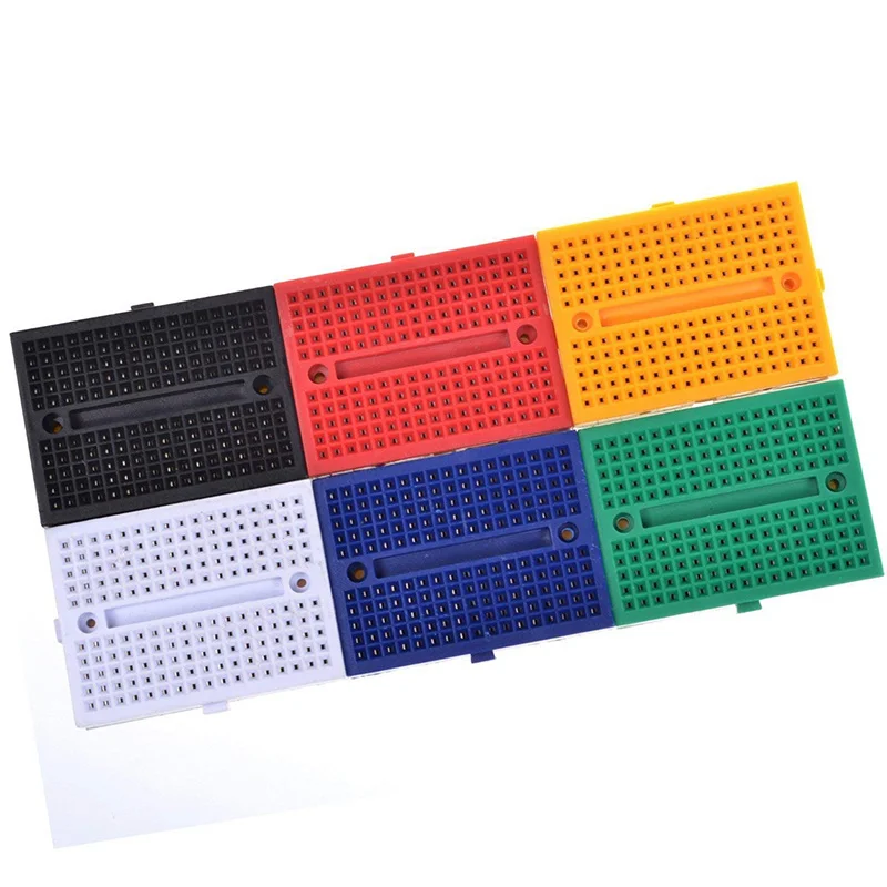 1pcs SYB-170 Mini Solderless Prototype Experiment Test Breadboard 170 Tie-points 35*47*8.5mm