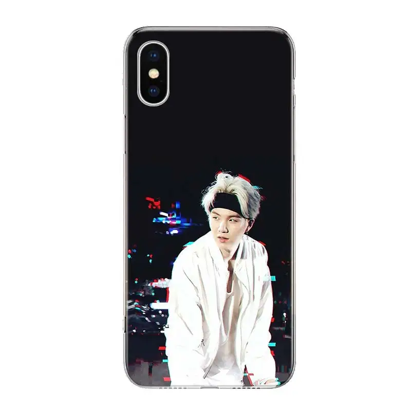 Seokjin Suga милый чехол для телефона для iPhone 11 Pro 7 6X8 6S Plus XS MAX+ XR 5S SE 10 Ten Art TPU Coque Capa Shell - Цвет: TW036-8