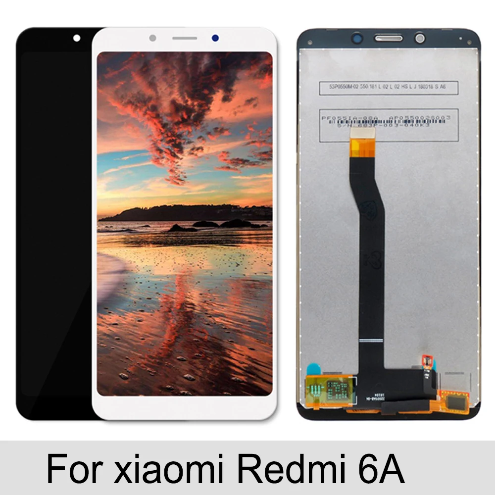 Для Xiaomi Redmi 6A ЖК дисплей кодирующий преобразователь сенсорного экрана в сборе