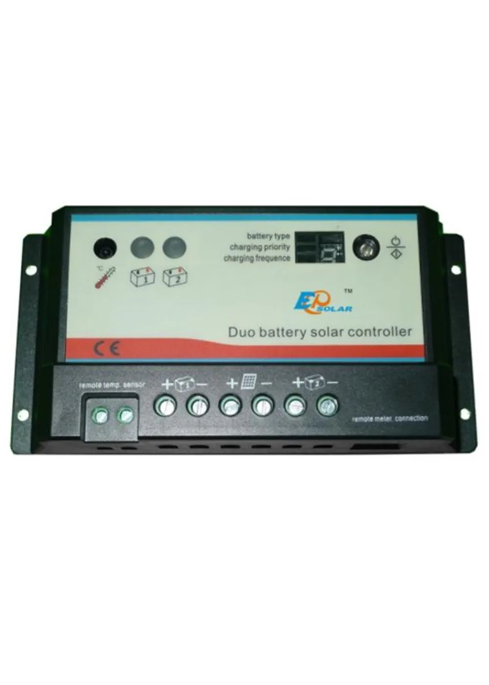 

EPever EPsolar Solar Daul Battery Regulator Charge Controller PWM Duo-Battery 10A 20A 12V 24V EPIPDB-COM for RVs Caravans boats