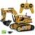 8CH Simulation Rc Excavator Toys With Music And Light Rc Car Toys Gifts RC Engineering Car Tractor Toy Children'S Boys Gifts 10