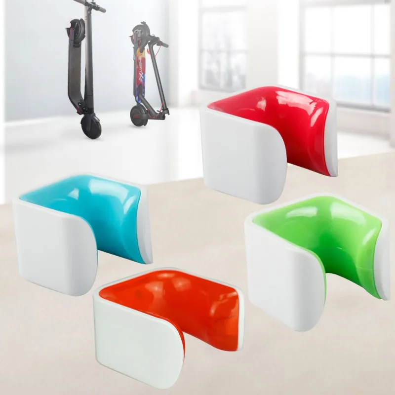 

Practical Household Wall Mount Bracket With Buckle High-quality Polycarbonate PC Scooter Storage Rack For Ninebot ES1 ES2 ES4
