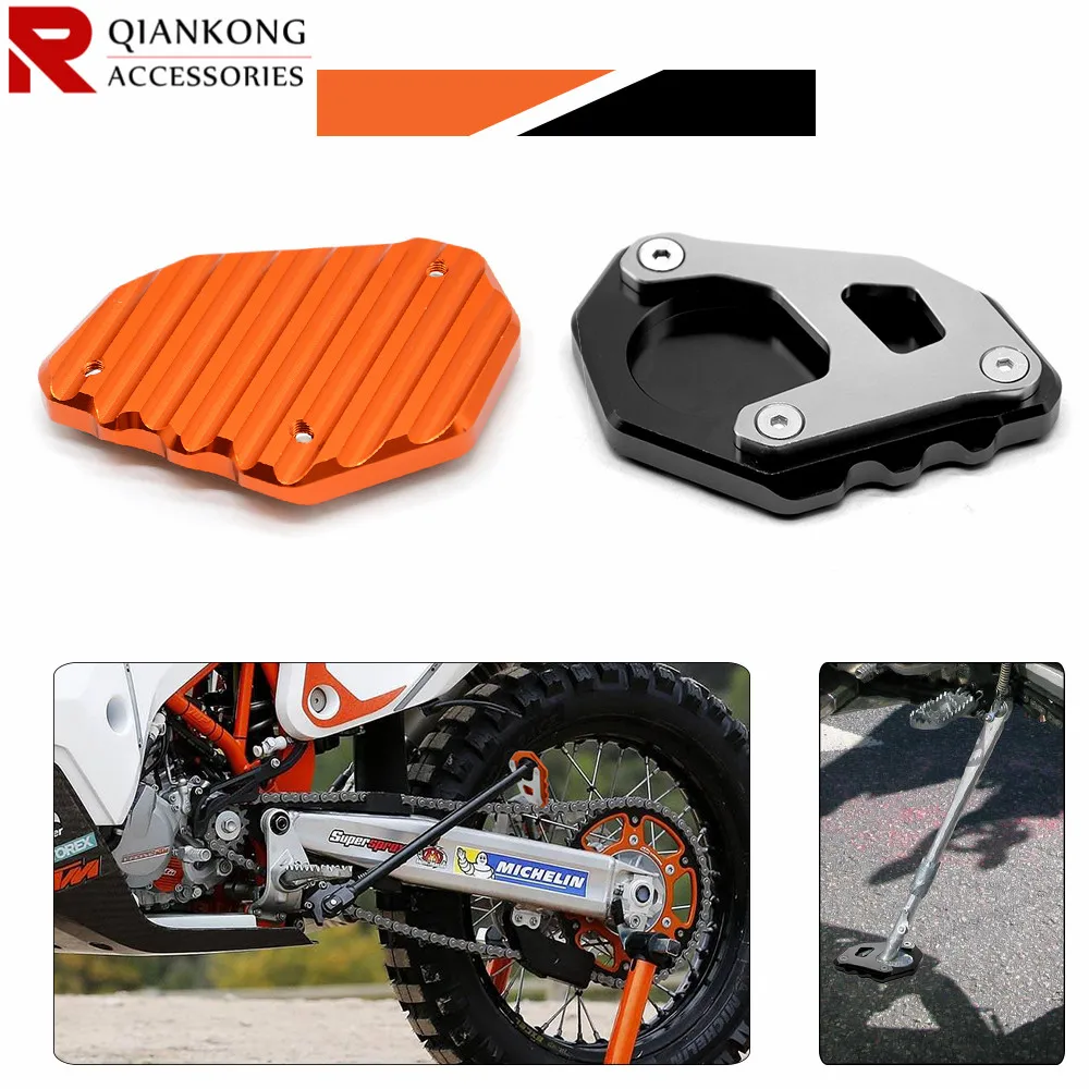 

Kickstand Enlarger Side Stand Pad Extension Support Plate Side Stand Kickstand Enlarge Extension Pad For KTM 1290 Adventure