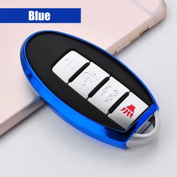

Car Tpu Soft Key Cover Case For Nissan Versa Altima Maxima Rogue Juke Leaf Titan For Infiniti M35 M37 M45 FX50 Car Accessories