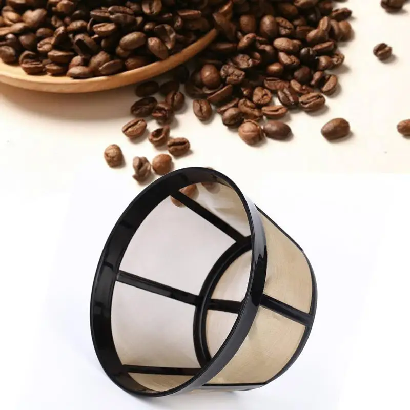 

Reusable Coffee Mesh Filter Cylindrical Fine Solid Liquid Powder Separator BUNN CWTF15 APS Coffeemaker Machine Filters