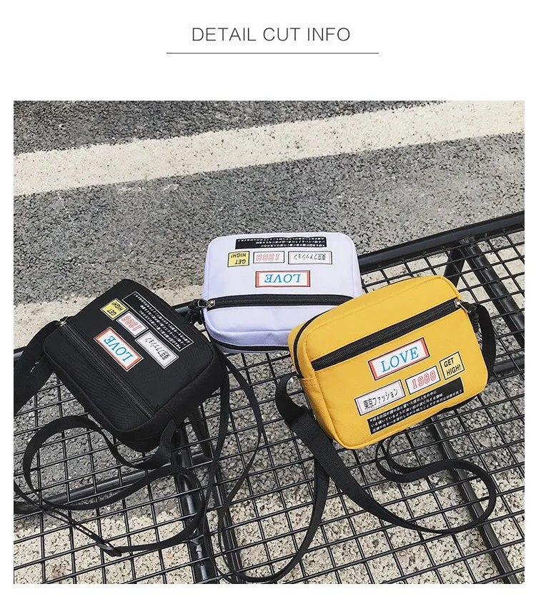 Wide-Strap Bag Fairy New Style Fashion Harajuku Square Sling Bag Shoulder Honey Disco Dancing Bag