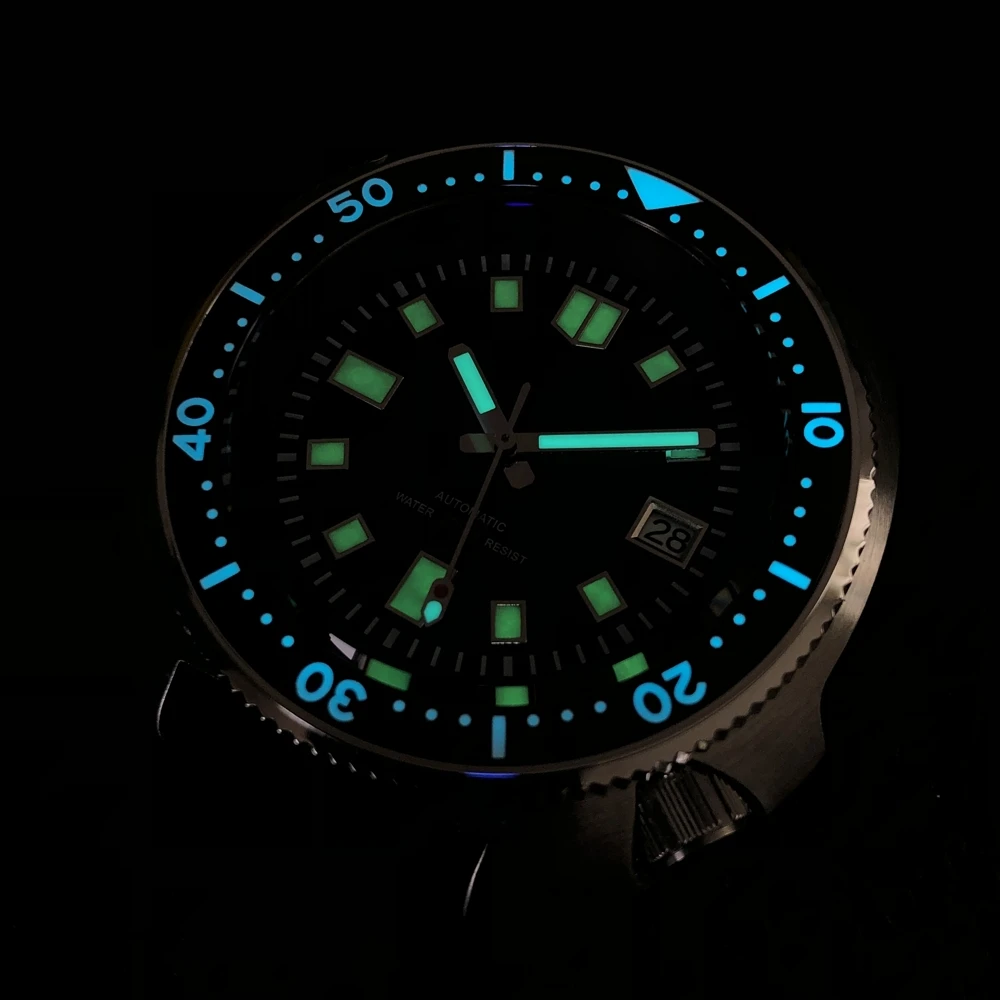 STEELDIVE 200 м часы для ныряния мужские сапфировые керамические ободки C3 светящиеся