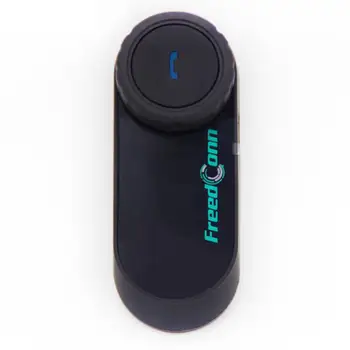 

FreedConn UK Plug T-COMOS Motorcycle Helmet interphone Wireless Earphone Intercom for 3 Rider FM Radio Headphone Springs