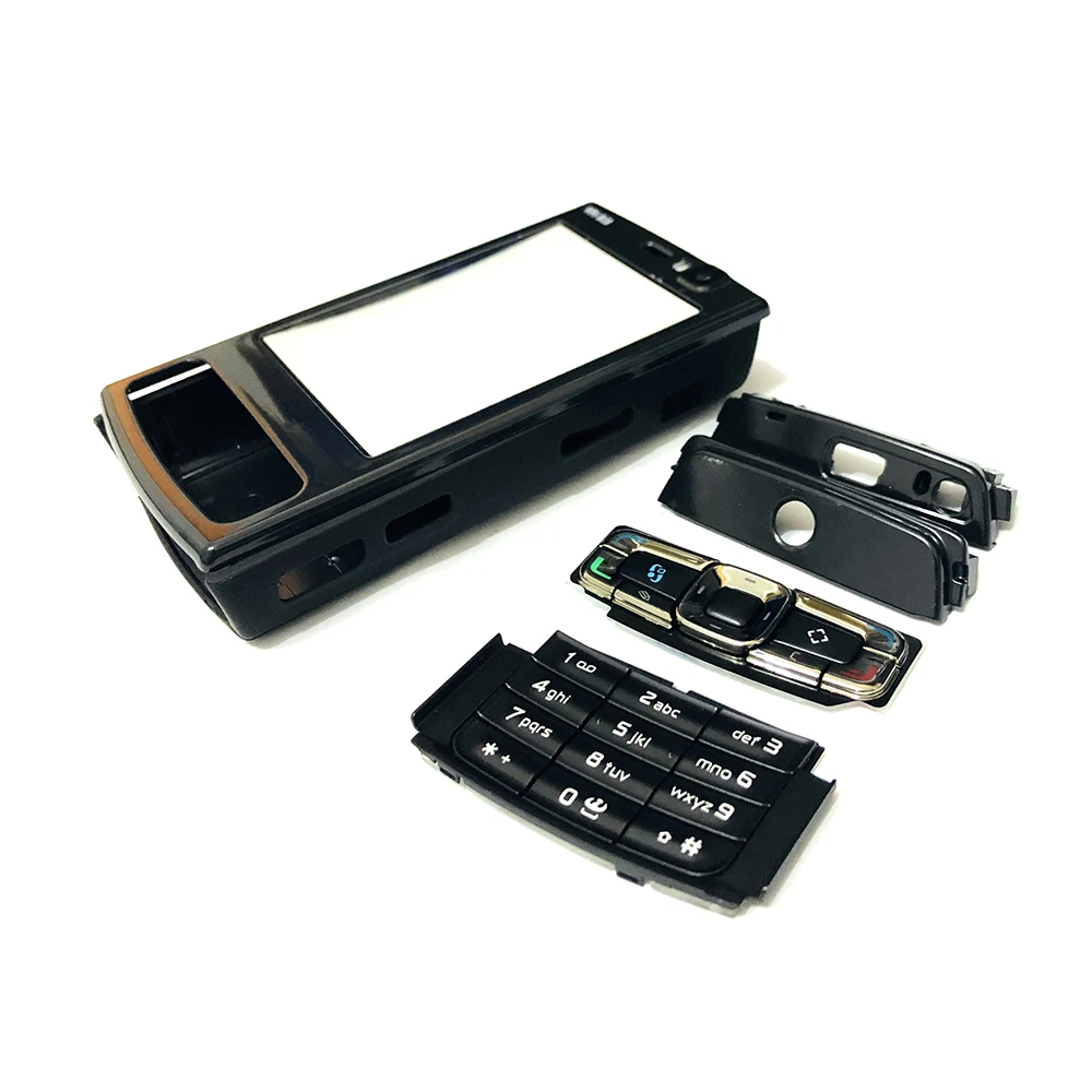 Для Nokia N95 8G Корпус передняя панель рамка крышка чехол+ задняя крышка/крышка батарейного отсека+ кнопочная панель