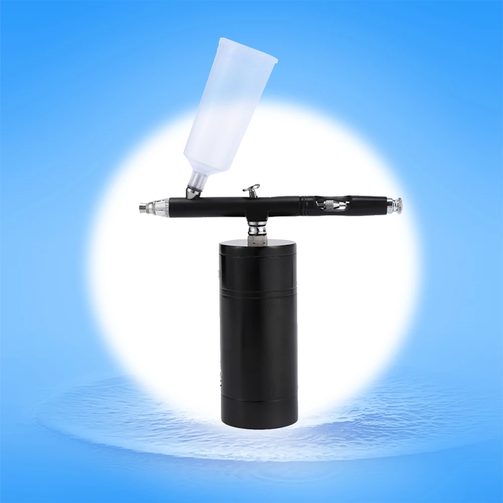 

Handheld Cordless Airbrush Kit Upgrade Spray with Compressor Reposteria for Makeup Tattoo Model Coloring Space Gray