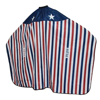 

1 pc Hair Cutting Cape Breathable Fashion Stripe Salon Apron Haircut Gown Shaving Cape for Barber Shop Home
