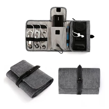 

Portable Digital Storage Bags USB Gadget Organizer Charger Wires Cosmetic Zipper Pouch Kit Case Accessories Supplies
