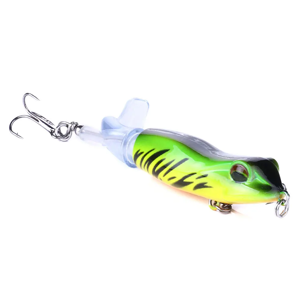 Лягушка в форме воды поверхность трактор жесткая приманка 9. 5 см Жесткая лягушка приманка heng glowa стиль Приманка пропеллер приманка