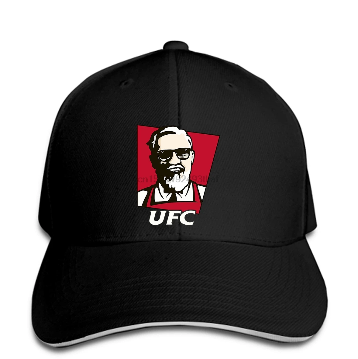 Бейсболка, забавная мужская белая черная Новая летняя свободная Кепка унисекс с логотипом KFC