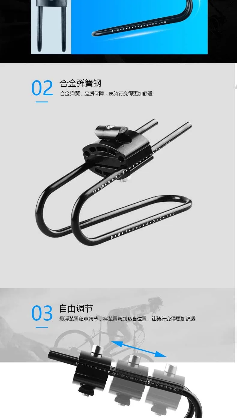 Bicycle Seat Saddle MTB Road Bike Saddles Mountain Bike Racing Saddle PU Breathable Soft Seat Cushion shock absorber seat