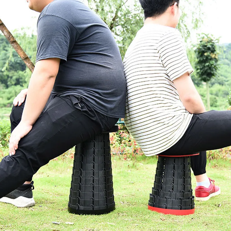 

Space-saving Folding Stool Portable Telescopic Adjustable for Hiking Camping Fishing UEJ