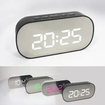 

Multi-Function Electronic Clock Bedside Alarm Clock Led Mirror Clock Big Digital Clock Multi-Color