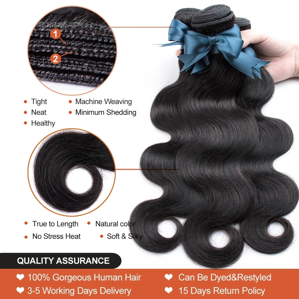 com fecho de cabelo humano pacotes com