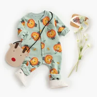 Sanlutoz Casual Cartoon Baby Rompers Long Sleeve Infants Jumpsuits Cute Autumn Winter 3
