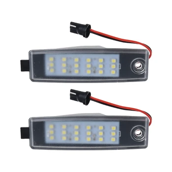 

2pcs 18 LED License Number Plate Light For Toyota HiAce 05-11 Rav 4 Vanguard