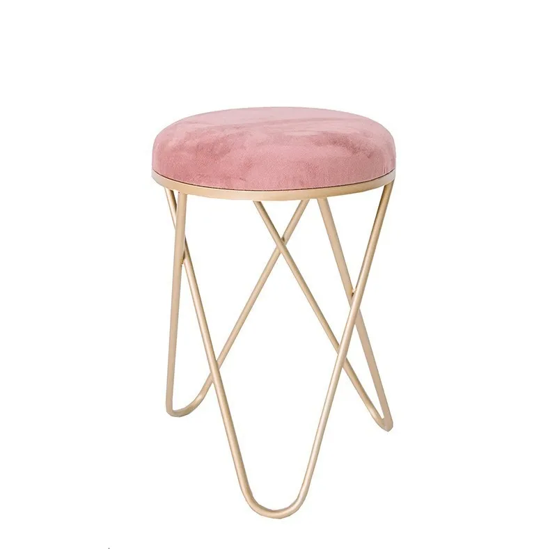 Iron Stool Dressing Chair Northern Europe Restaurant Stool Bedroom Modern Stool Ins Originality Small Round Stool Shoes Stool